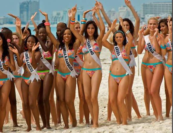 Find out by watching the next Miss Universe pageant.
